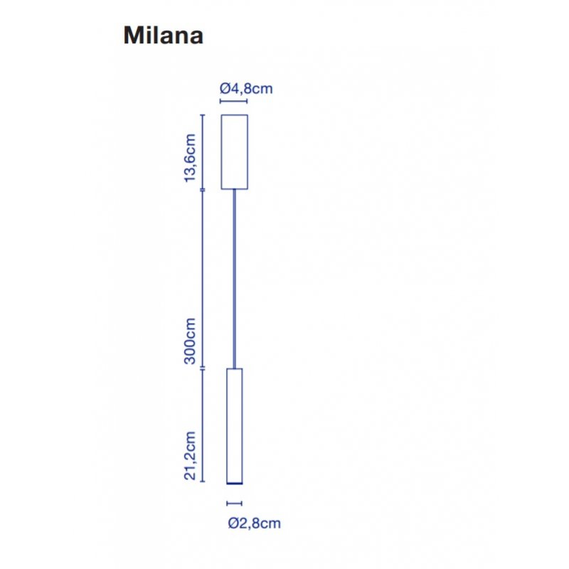 Pendant lamp MILANA