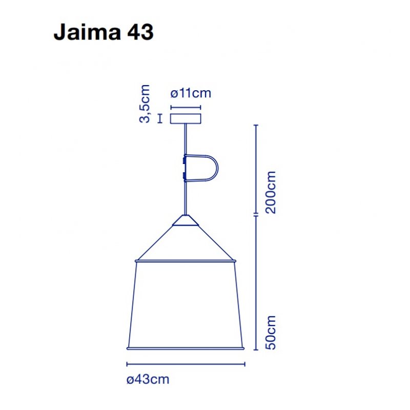 Pendant lamp JAIMA 43 IP65