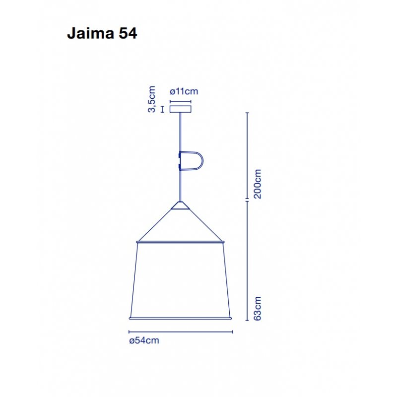 Pendant lamp JAIMA 54 IP65