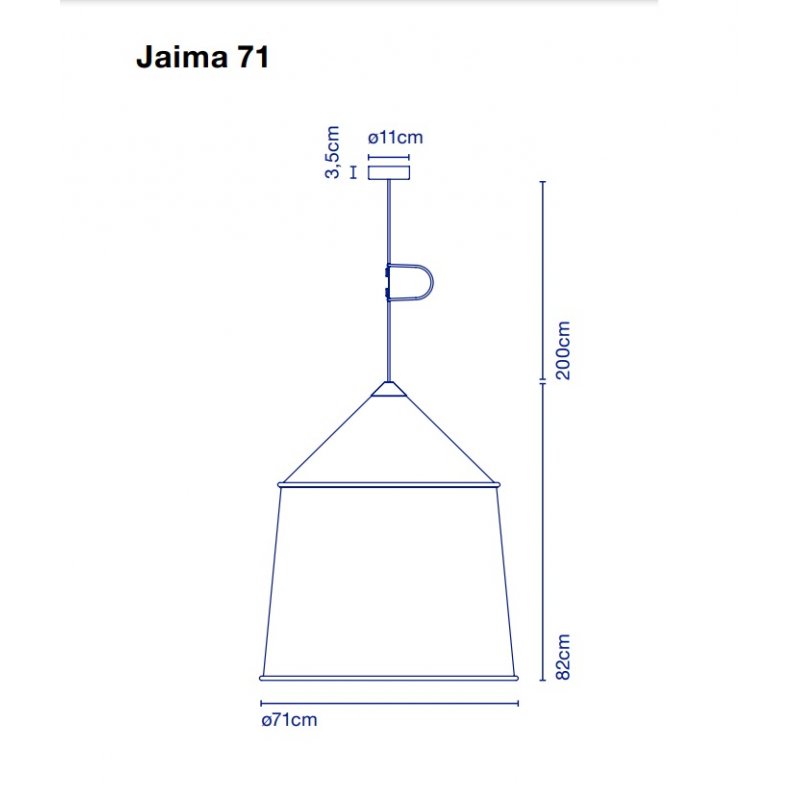 Pendant lamp JAIMA 71 IP65
