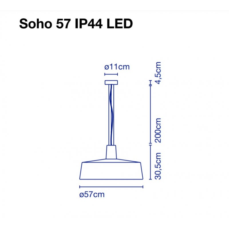 Pendant lamp SOHO Ø 57 cm