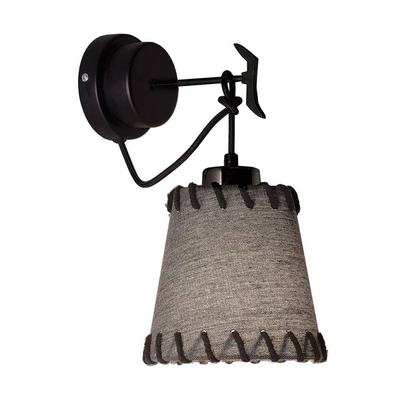 Wall lamp Viokef Black Timor