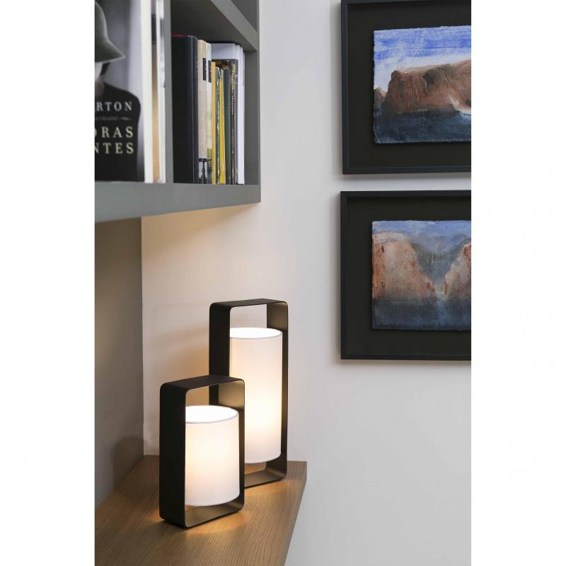 Table lamp LULA-G black and white