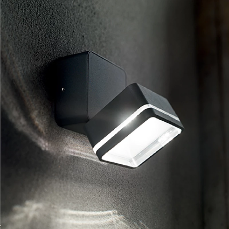 Ceiling-wall lamp OMEGA SQUARE AP Black