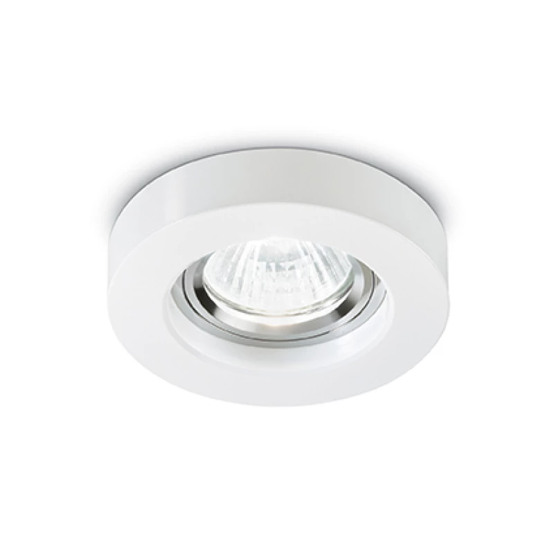 Recessed luminaire Ideal Lux Blues Round White