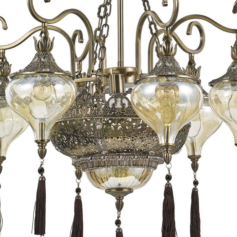 chandeliers HAREM SP9 Antique Brass