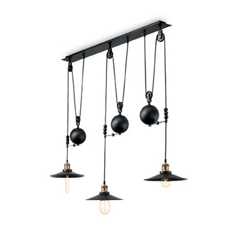 Pendant lamp UP AND DOWN SP3 Black