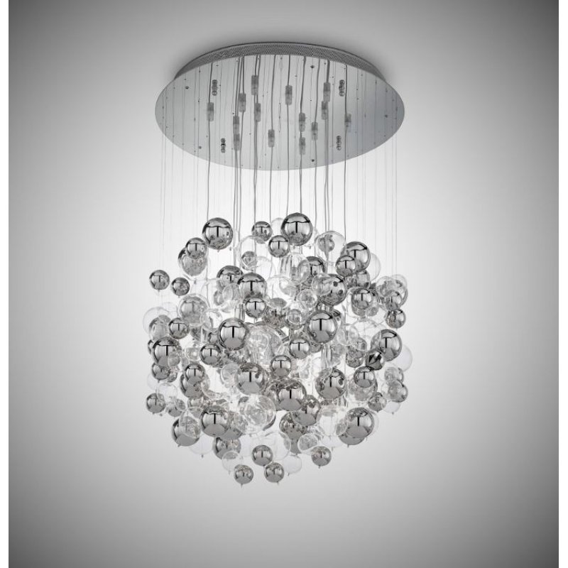 chandeliers BOLLICINE SP14 Cromo Ø 50 см