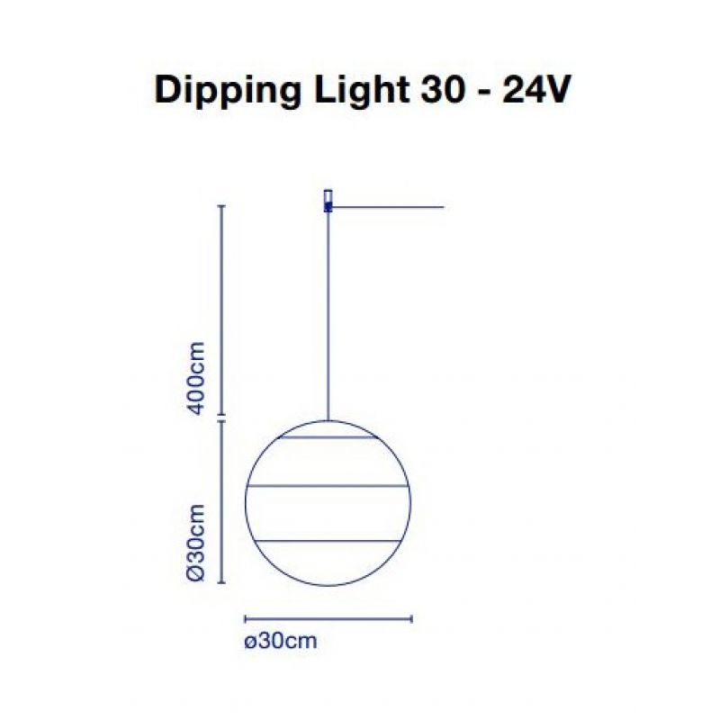 Pendant Lamp Marset Dipping Light 30 - 24V