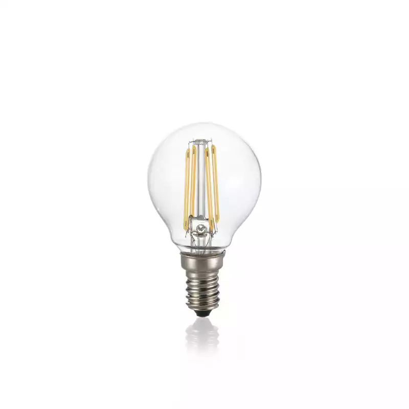 Bulb LAMPADINA LED E14 4W SFERA TRASP