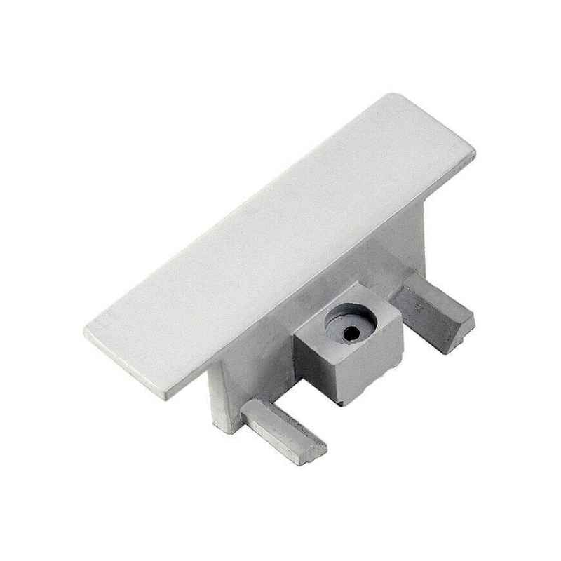 End caps for high-voltage single-phase recessed busbar