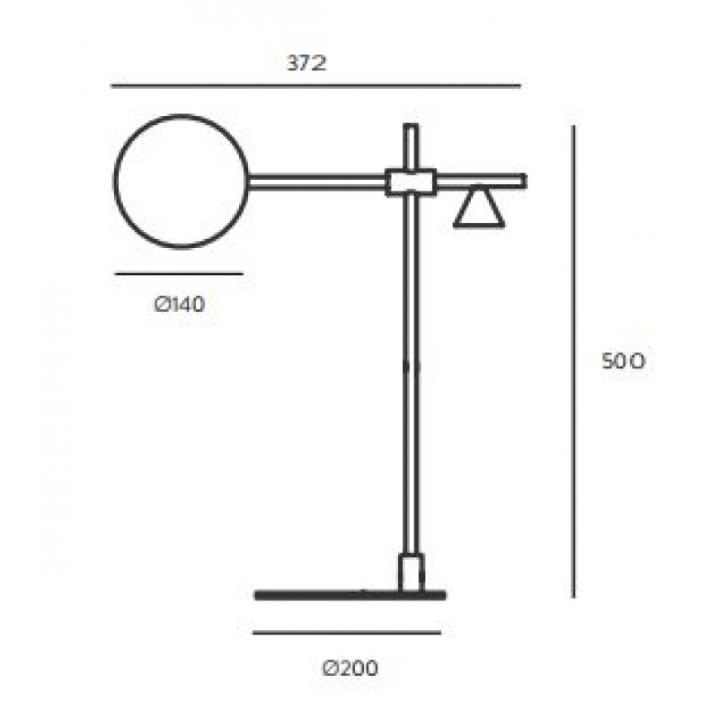 Table lamp Crane