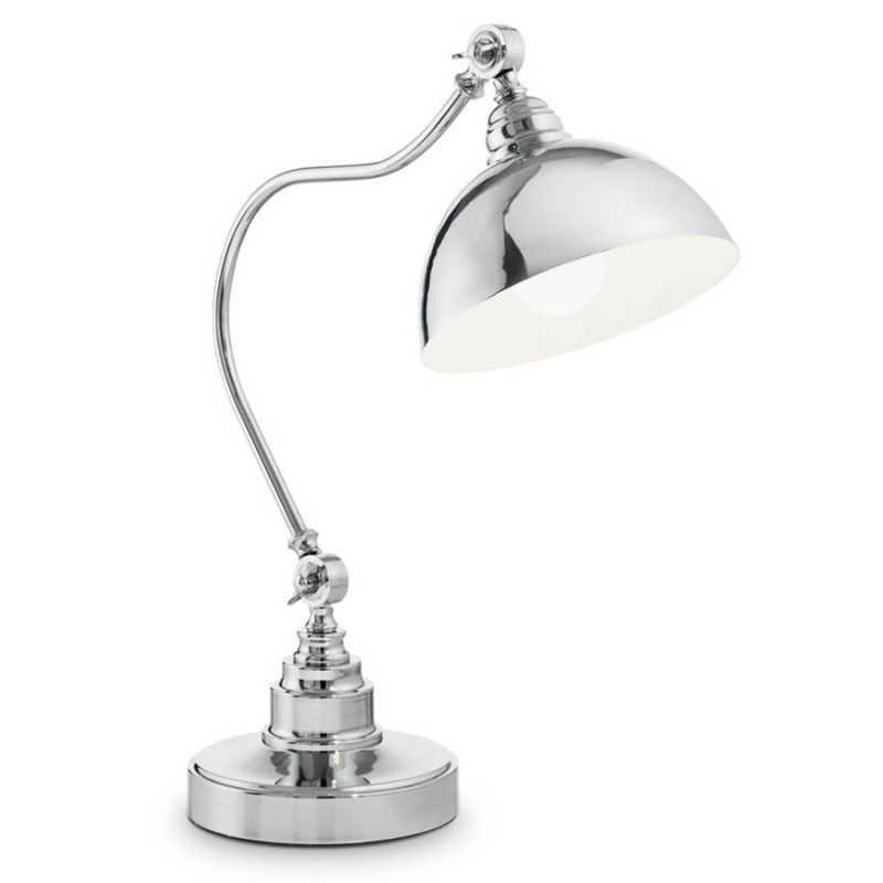 Table lamp Ideal Lux AMSTERDAM TL1 CROMO