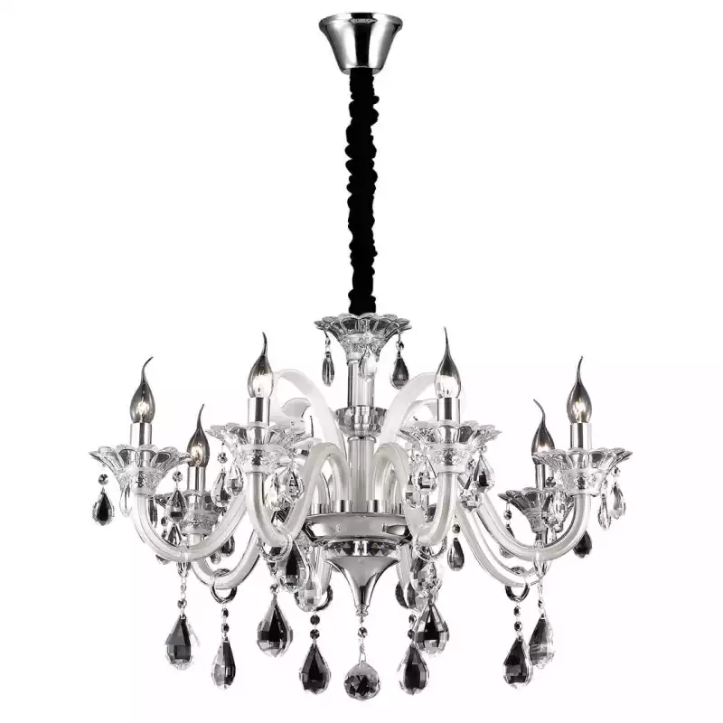 Pendant chandelier Ideal Lux Colossal Sp8 Ivory